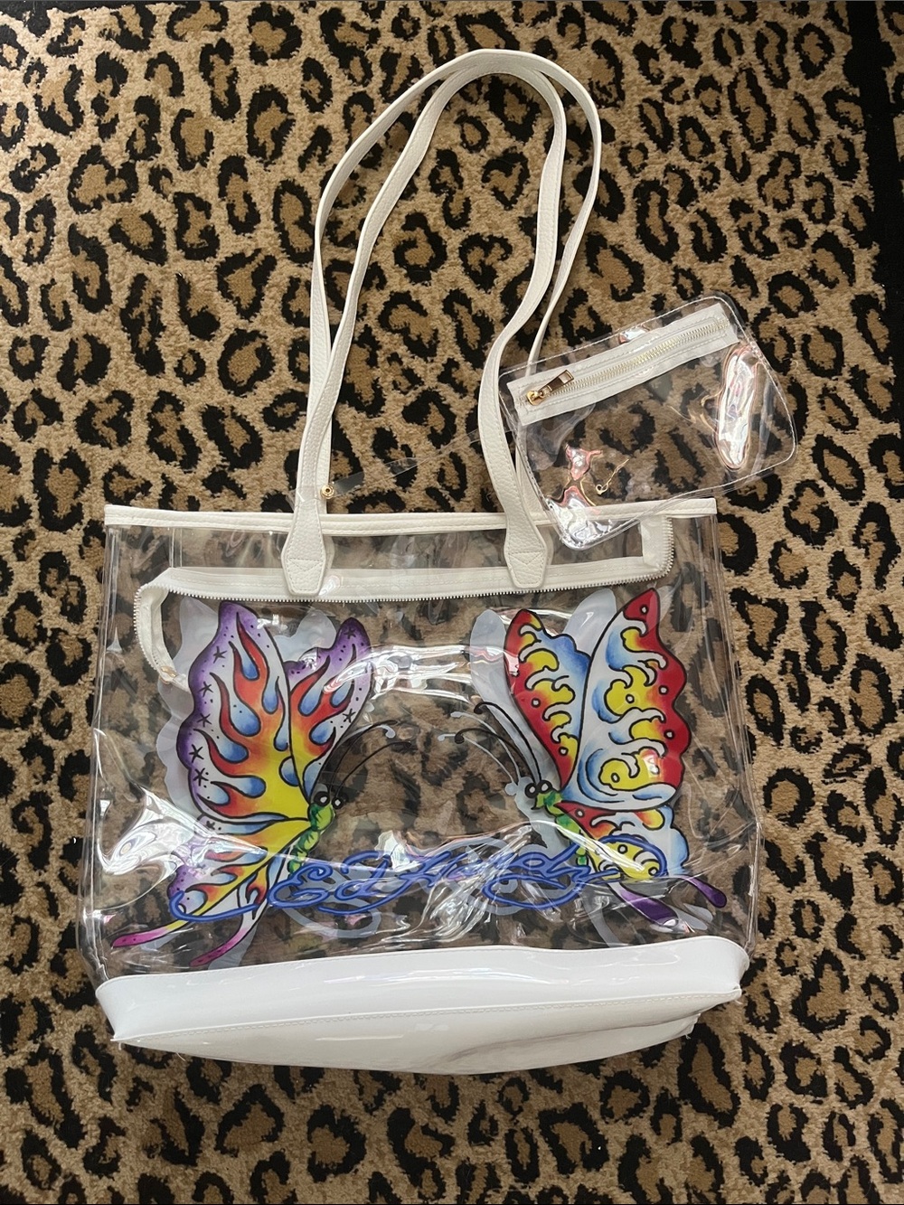 Ed Hardy Clear Tote